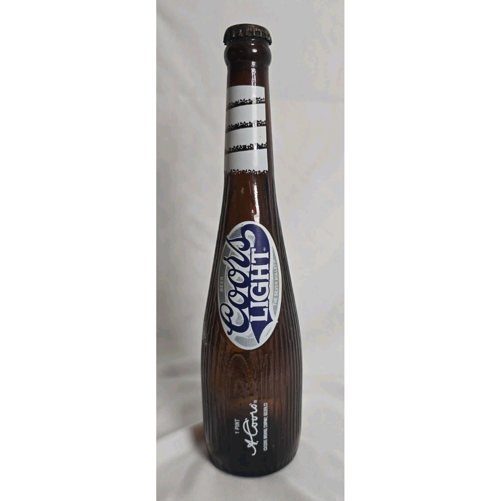 Vintage 1996 Coors Light Limited Edition Baseball Bat Beer Bottle Empty